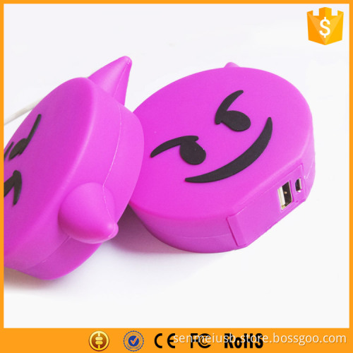 Cartoon Design Poop Emoji Power Bank 2600mAh Gift